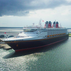 Creative Commons photo of Disney's Wonder cruise ship courtesy of Justin Champion