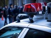 Police car lights. Image from Shutterstock