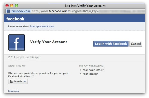 Facebook scam
