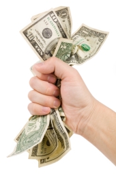 Fistful of dollars. Image from Shutterstock