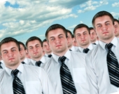 Cloned people. Image from Shutterstock