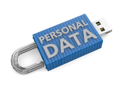 Shutterstock image of Personal Data key