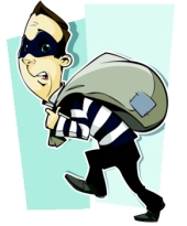 Bank robber. Image from Shutterstock