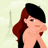 French girl. Image from Shutterstock