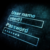 Username/password. Image from Shutterstock