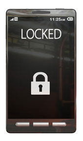 Locked phone, courtesy of Shutterstock