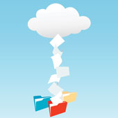 Files and the cloud, courtesy of Shutterstock