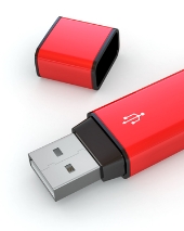USB stick. Image from Shutterstock