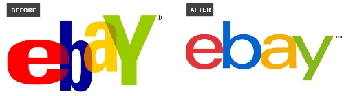 eBay logos - old and new