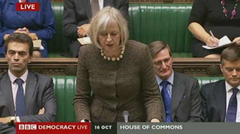 Commons statement by Theresa May