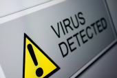 Virus detected, courtesy of Shutterstock