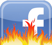 Facebook in flames