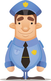 Police officer, courtesy of Shutterstock