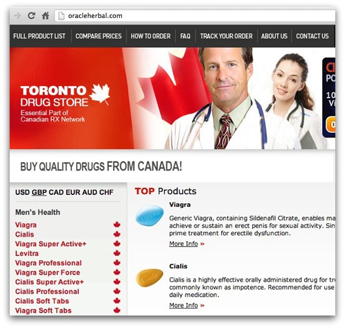 Canadian Pharmacy website