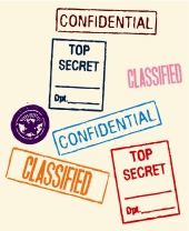 Secret, confidential, classified. Image from Shutterstock