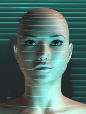 Face being scanned. Image from Shutterstock
