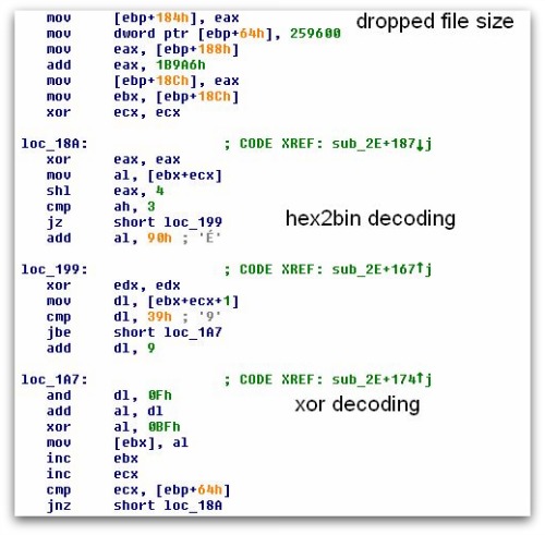Decoding the executable