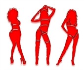 Red girls, courtesy of Shutterstock