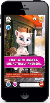 Talking Angela iPhone app