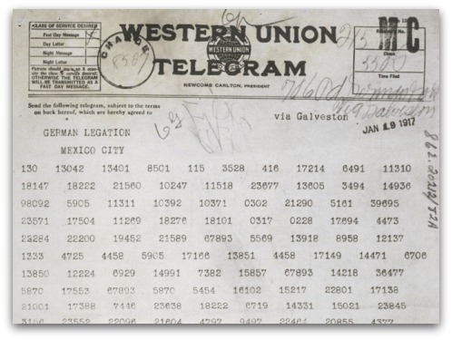 Zimmermann telegram
