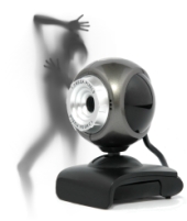 Webcam extortion. Image from Shutterstock