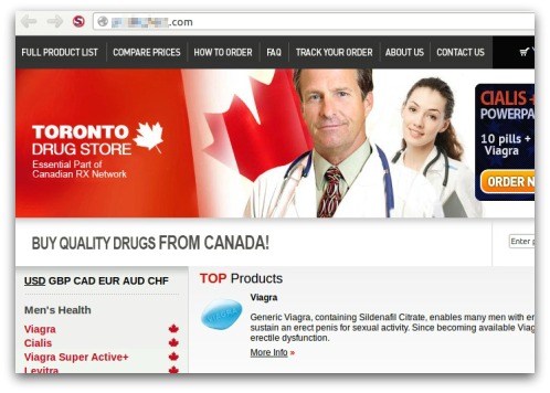Canadian Pharmacy website