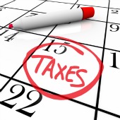US tax season. Image from Shutterstock