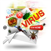 Malicious email. Image from Shutterstock
