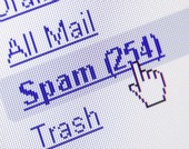 Spam inbox. Image from Shutterstock