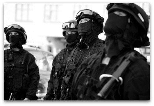 SWAT team. Image from Shutterstock