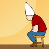Dunce's hat. Image from Shutterstock