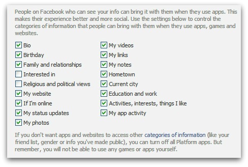 Lax Facebook privacy settings