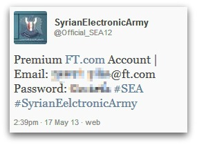SEA reveal FT password