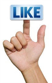 Like button. Image courtesy of Shutterstock