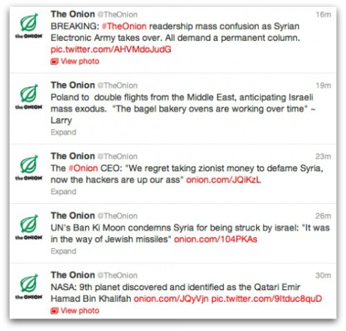 The Onion twitter