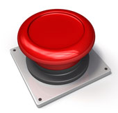 Red button. Image courtesy of Shutterstock.