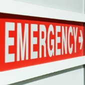 Emergency sign, courtesy of Shutterstock