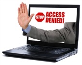 Access denied. Image courtesy of Shutterstock