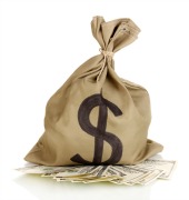 Bag of money. Image courtesy of Shutterstock.