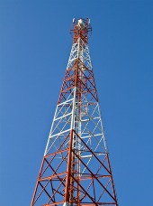 Cell phone tower. Image courtesy of Shutterstock