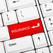 Insurance button. Image courtesy of Shutterstock