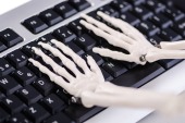Skeleton hands. Image courtesy of Shutterstock