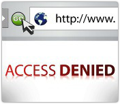 Access denied. Image courtesy of Shutterstock
