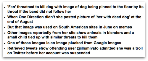 Illumivato story headlines in the Daily Mail