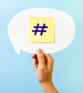 Hashtag, image courtesy of Shutterstock