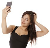 Selfie girl. Image courtesy of Shutterstock