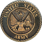 US Army badge image courtesy of Shutterstock
