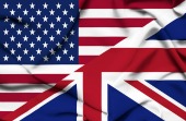 US UK flags. Image courtesy of Shutterstock