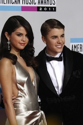 Justin Bieber and Selena Gomez, Helga Esteb/Shutterstock