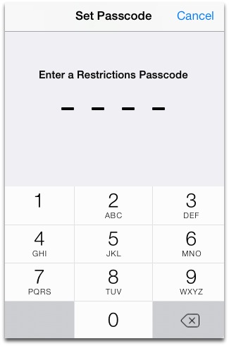 Passcode - iOS
